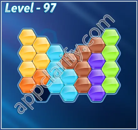 Block! Hexa Puzzle Mavin Level 97 Solution
