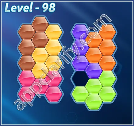 Block! Hexa Puzzle Mavin Level 98 Solution
