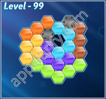 Block! Hexa Puzzle Mavin Level 99 Solution