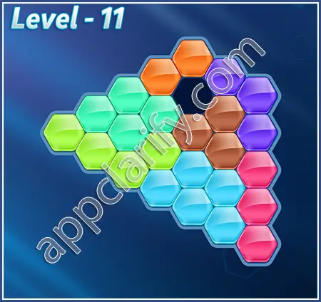 Block! Hexa Puzzle Proficient Level 11 Solution