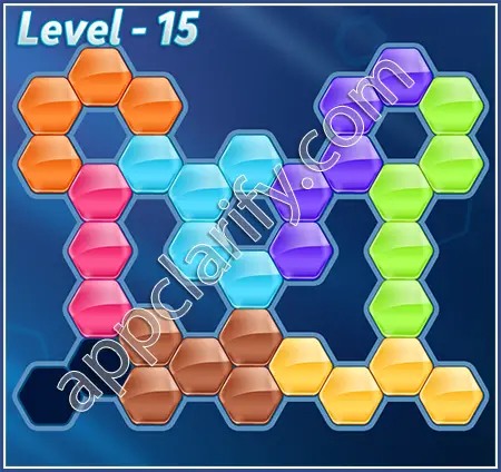 Block! Hexa Puzzle Proficient Level 15 Solution