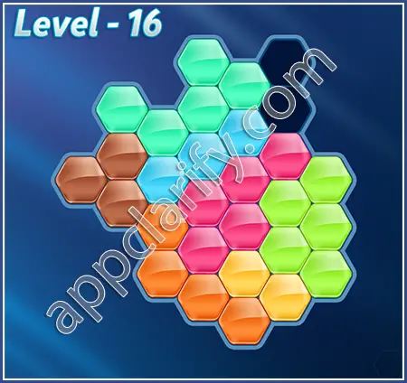 Block! Hexa Puzzle Proficient Level 16 Solution