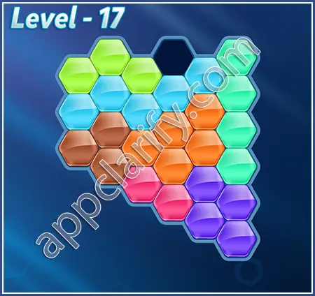 Block! Hexa Puzzle Proficient Level 17 Solution