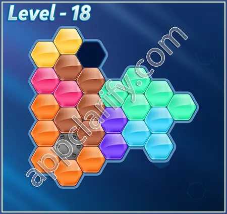 Block! Hexa Puzzle Proficient Level 18 Solution