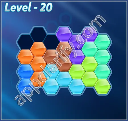 Block! Hexa Puzzle Proficient Level 20 Solution