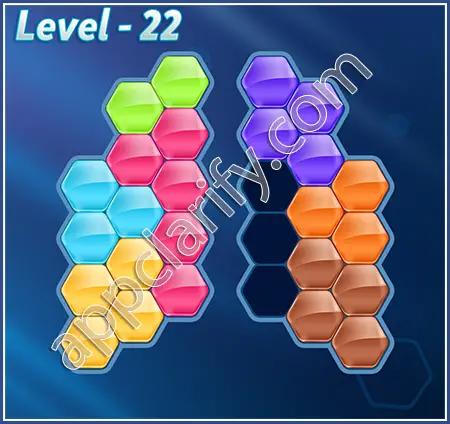Block! Hexa Puzzle Proficient Level 22 Solution
