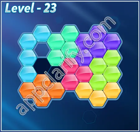 Block! Hexa Puzzle Proficient Level 23 Solution