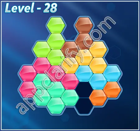 Block! Hexa Puzzle Proficient Level 28 Solution