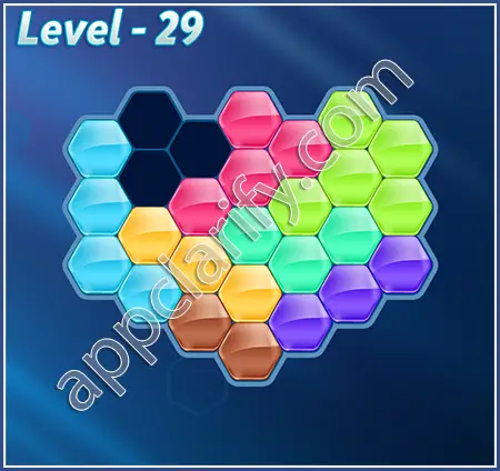 Block! Hexa Puzzle Proficient Level 29 Solution