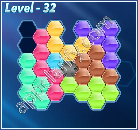 Block! Hexa Puzzle Proficient Level 32 Solution