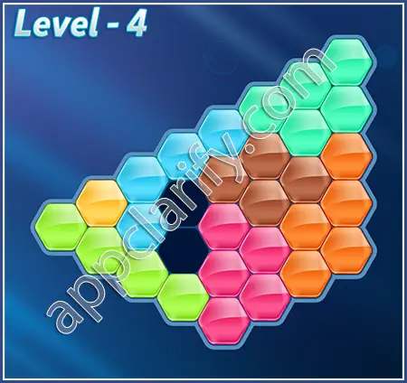 Block! Hexa Puzzle Proficient Level 4 Solution
