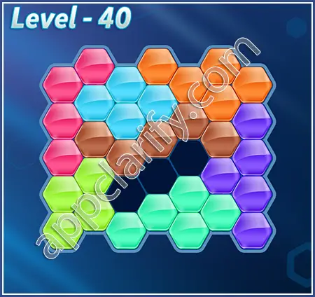 Block! Hexa Puzzle Proficient Level 40 Solution