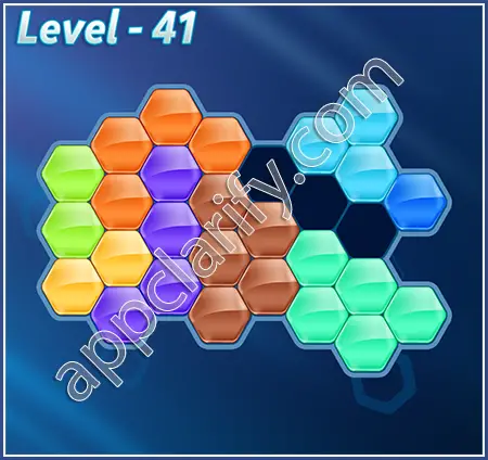 Block! Hexa Puzzle Proficient Level 41 Solution
