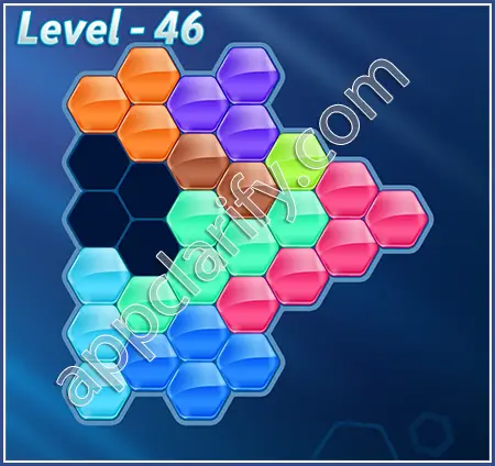 Block! Hexa Puzzle Proficient Level 46 Solution