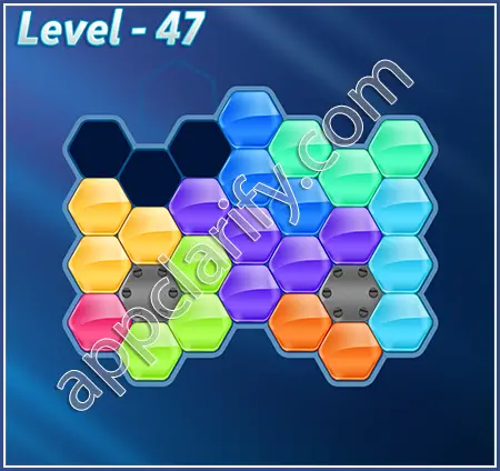 Block! Hexa Puzzle Proficient Level 47 Solution