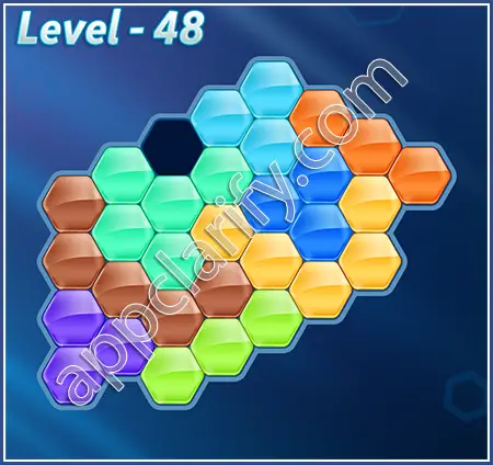 Block! Hexa Puzzle Proficient Level 48 Solution