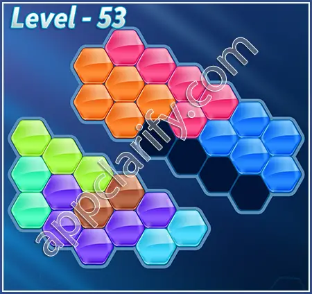 Block! Hexa Puzzle Proficient Level 53 Solution