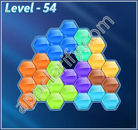 Block! Hexa Puzzle Proficient Level 54 Solution