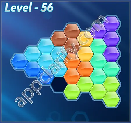 Block! Hexa Puzzle Proficient Level 56 Solution