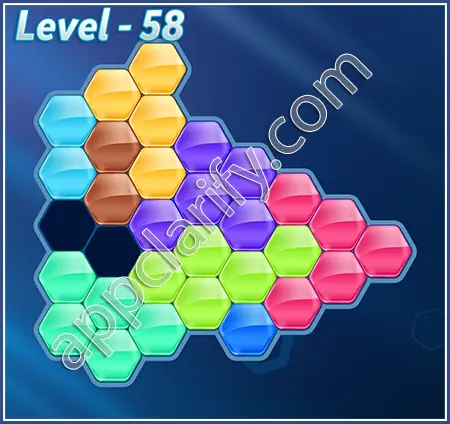 Block! Hexa Puzzle Proficient Level 58 Solution