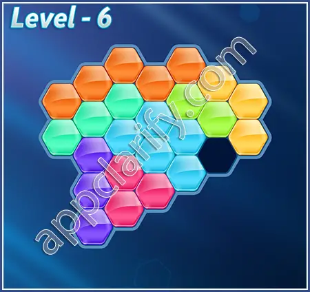Block! Hexa Puzzle Proficient Level 6 Solution