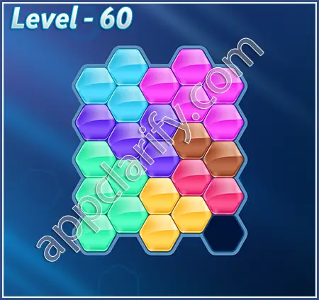 Block! Hexa Puzzle Proficient Level 60 Solution