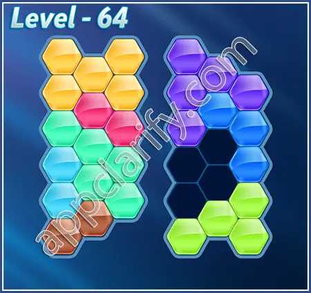 Block! Hexa Puzzle Proficient Level 64 Solution