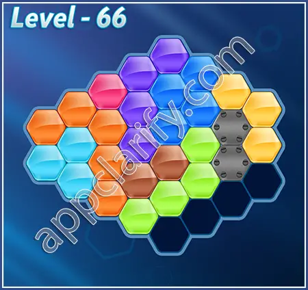 Block! Hexa Puzzle Proficient Level 66 Solution