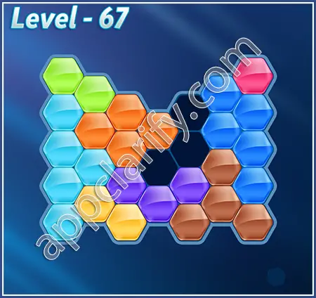 Block! Hexa Puzzle Proficient Level 67 Solution