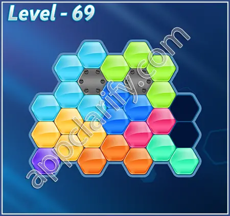 Block! Hexa Puzzle Proficient Level 69 Solution