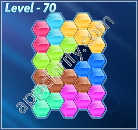 Block! Hexa Puzzle Proficient Level 70 Solution