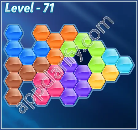 Block! Hexa Puzzle Proficient Level 71 Solution