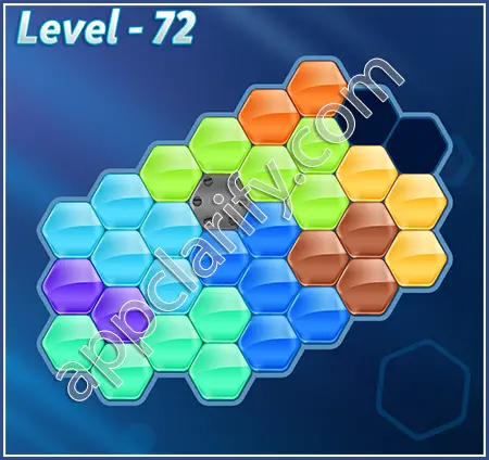 Block! Hexa Puzzle Proficient Level 72 Solution