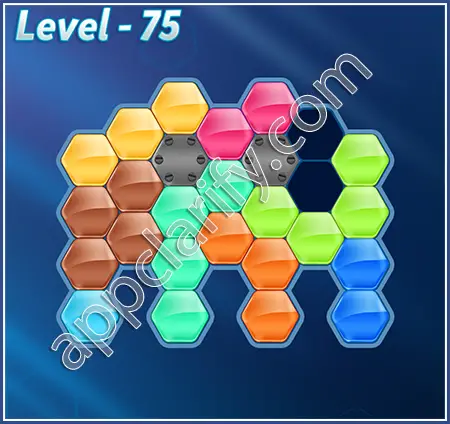 Block! Hexa Puzzle Proficient Level 75 Solution