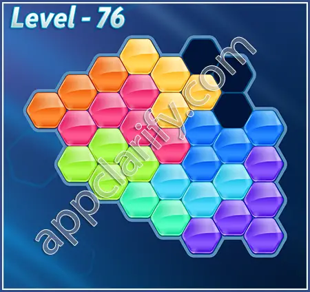 Block! Hexa Puzzle Proficient Level 76 Solution