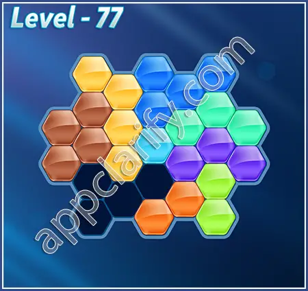 Block! Hexa Puzzle Proficient Level 77 Solution