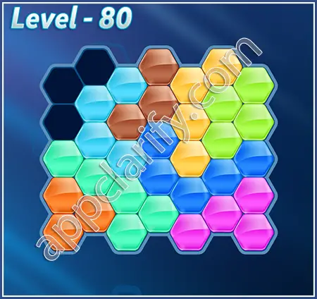 Block! Hexa Puzzle Proficient Level 80 Solution