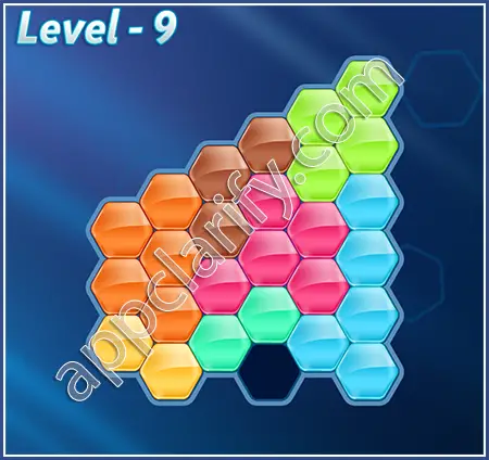 Block! Hexa Puzzle Proficient Level 9 Solution