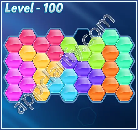 Block! Hexa Puzzle Regular C Level 100 Solution
