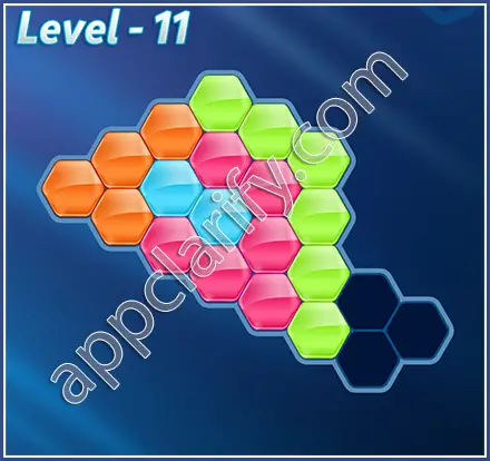 Block! Hexa Puzzle Regular C Level 11 Solution