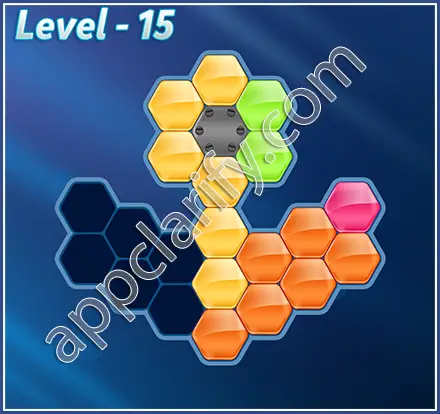 Block! Hexa Puzzle Regular C Level 15 Solution