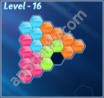 Block! Hexa Puzzle Regular C Level 16 Solution