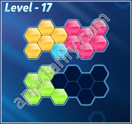 Block! Hexa Puzzle Regular C Level 17 Solution