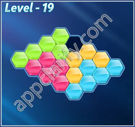 Block! Hexa Puzzle Regular C Level 19 Solution