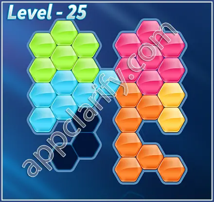 Block! Hexa Puzzle Regular C Level 25 Solution