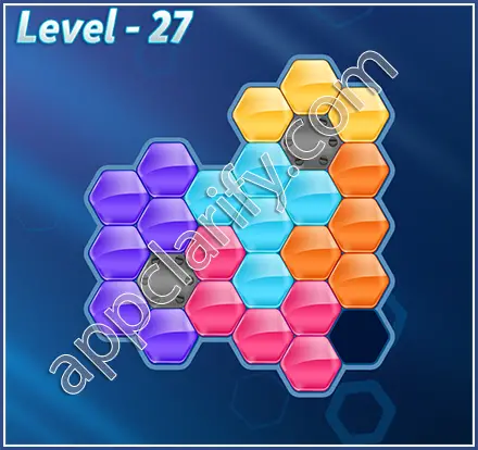 Block! Hexa Puzzle Regular C Level 27 Solution