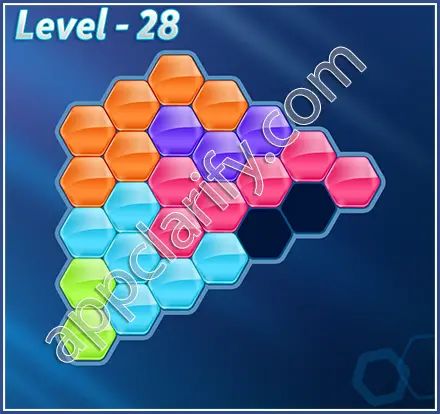 Block! Hexa Puzzle Regular C Level 28 Solution