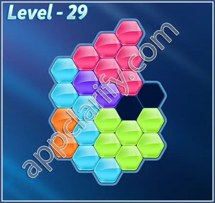 Block! Hexa Puzzle Regular C Level 29 Solution