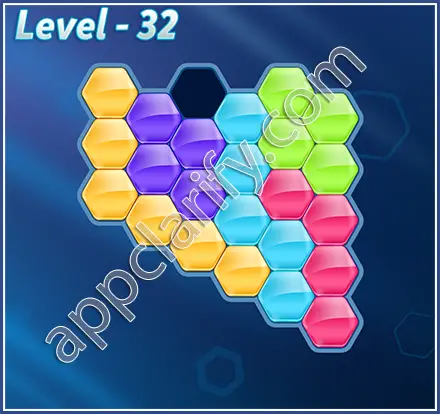 Block! Hexa Puzzle Regular C Level 32 Solution
