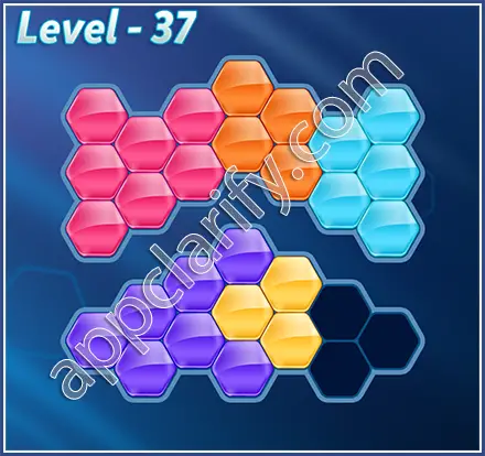 Block! Hexa Puzzle Regular C Level 37 Solution